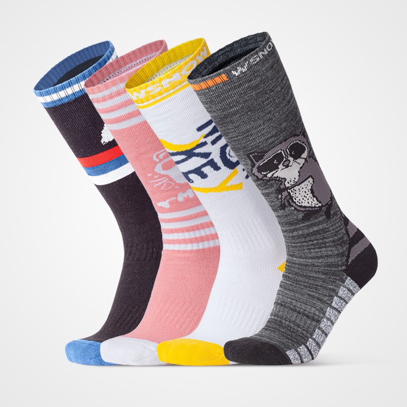 WS滑雪袜加厚保暖吸汗透气袜子男女高筒袜专业单双板雪袜