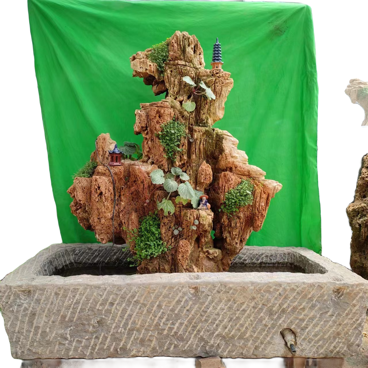 天然上水石盆景假山大型庭院鱼池假山一物一拍必须选图发货大石头