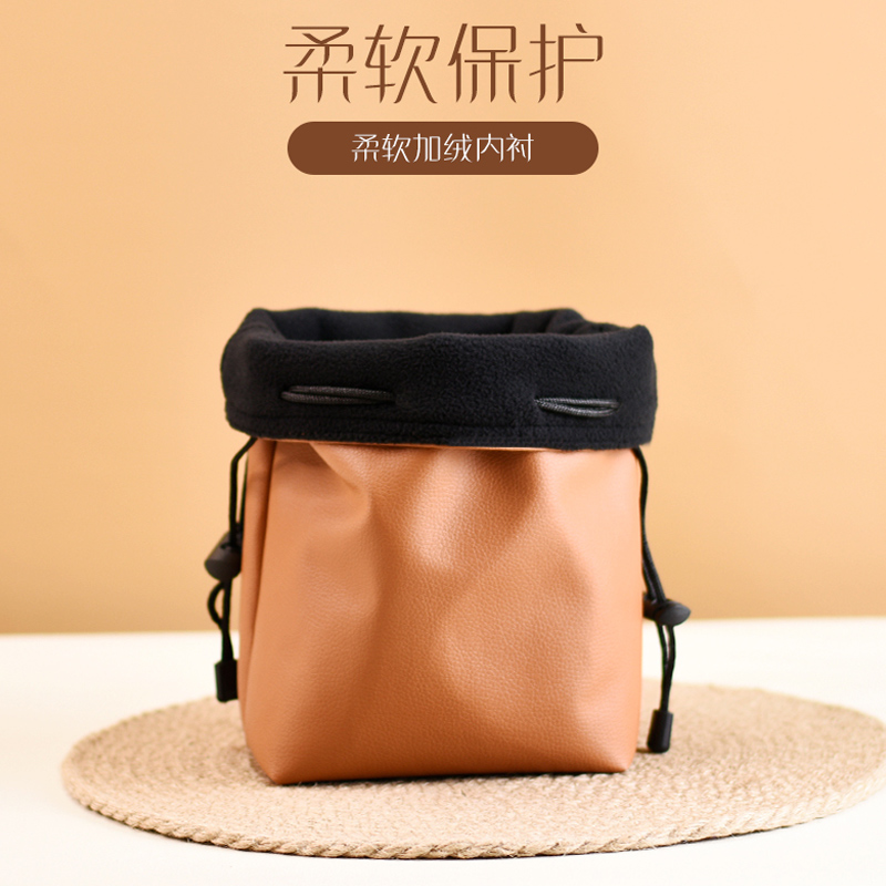 微单保护套单反内胆包束口包适用佳能索尼富士便携镜头摄影相机包