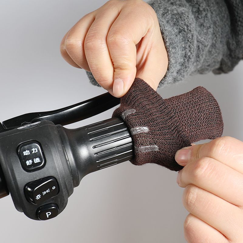 电动车手把套秋冬季三轮车把套通用护手罩加厚电瓶车手套防滑保暖
