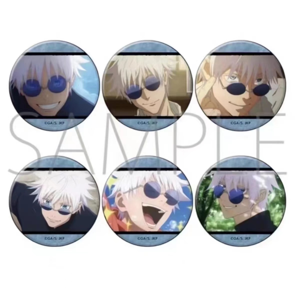 吧唧 咒术回战怀玉玉折 五条悟 夏油杰 个人池吧唧 盲盒收藏卡