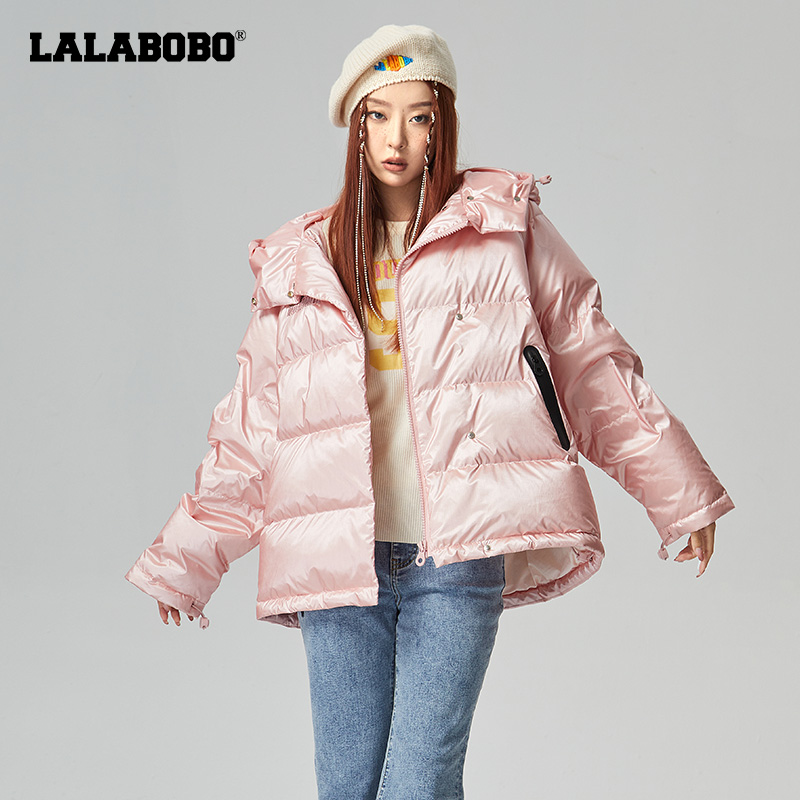 武汉(微瑕脏污不退不换）时尚90白鸭绒短款羽绒服LBBD-WSYR22