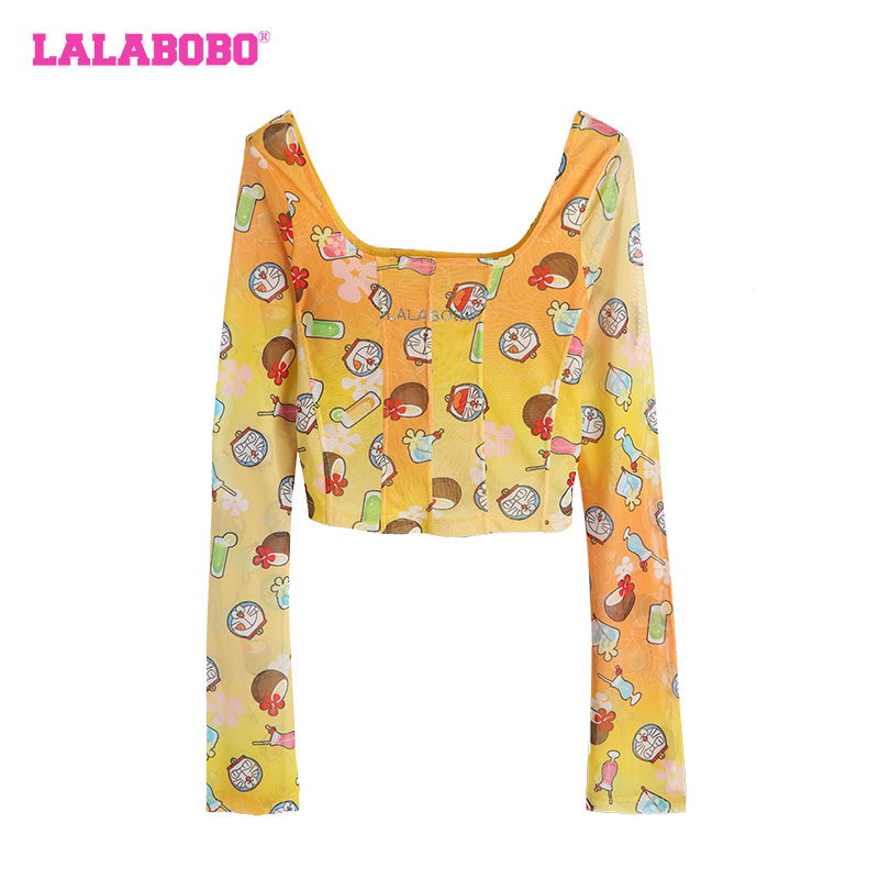 郑州LABO【哆啦A梦】不退不换联名款辣妹显瘦打底T恤女ABDB-WSDT15