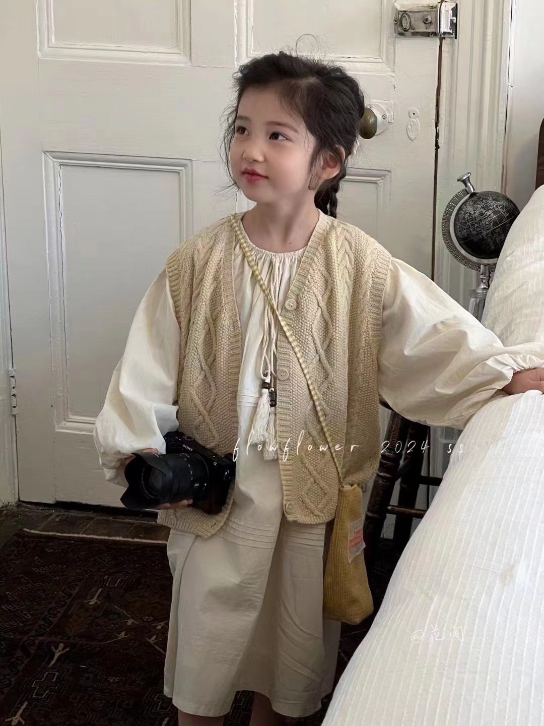 时尚女童韩版针织衫儿童甜美打底女童针织衫