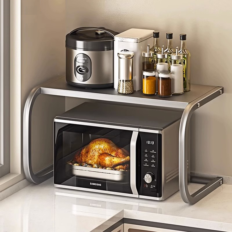 居厨厨厨房置物架微波炉置物架储物架电饭锅多功能家居台面置物架