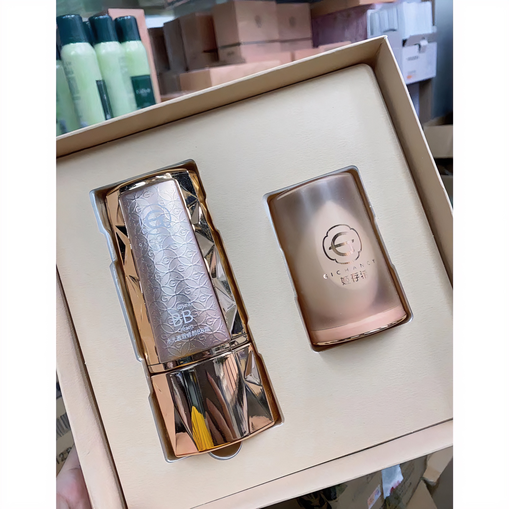 GEHOS/姬存希姬存希水光遮瑕bb霜修颜霜护肤贵妇臻颜奢润清透多效