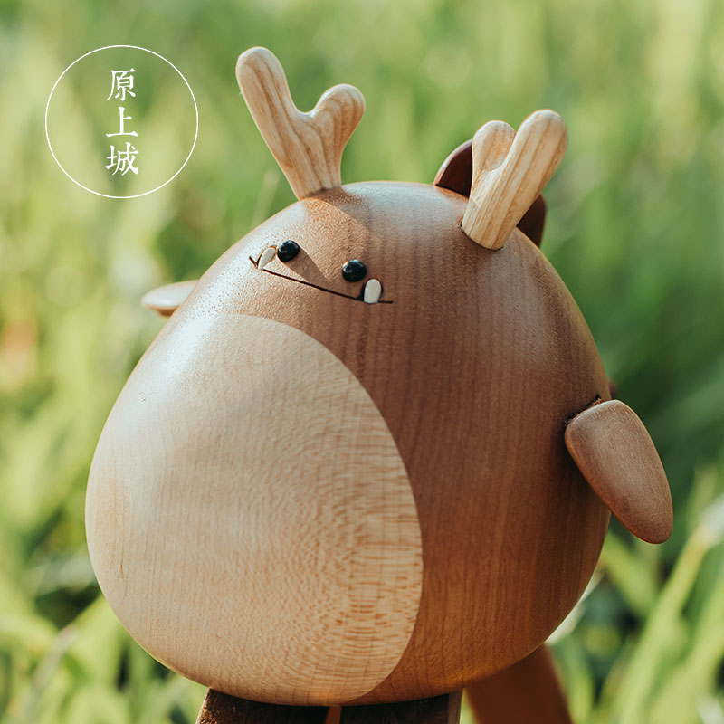 原上城实木八音盒创意日常送礼高端音乐盒可爱精致礼物原创设计萌