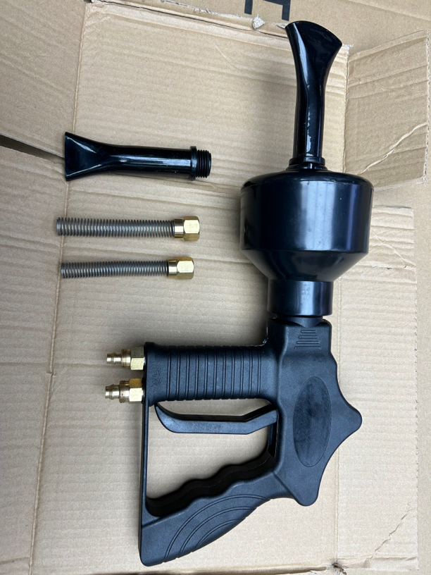 洗车水枪混和枪双管泡沫枪泡沫发生器组合鼓泡沫枪原相机实物拍摄