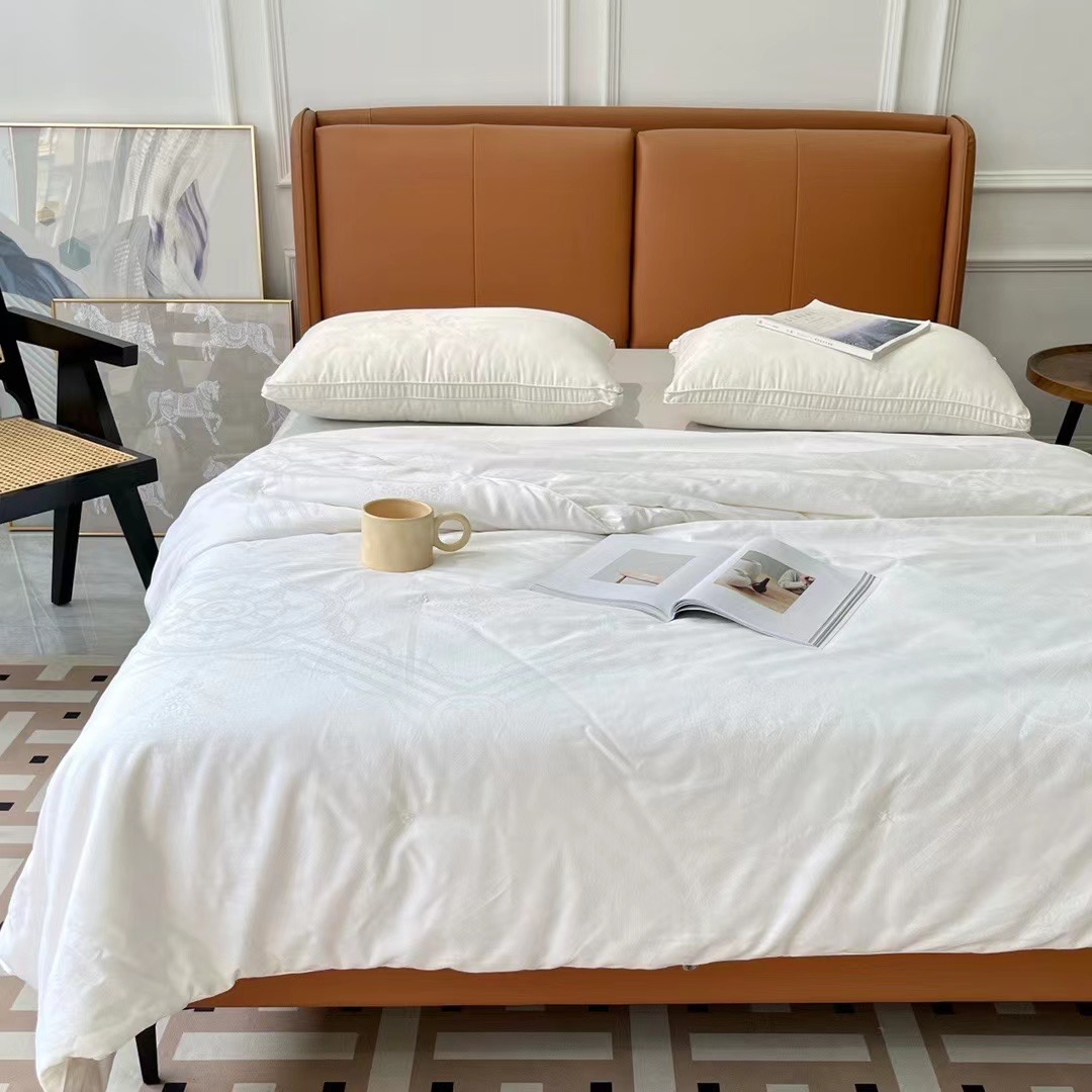 高端全棉提花蚕丝春秋被/冬被