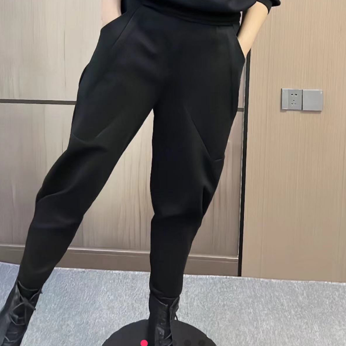 时尚罗马哈伦裤子（单裤厚料）