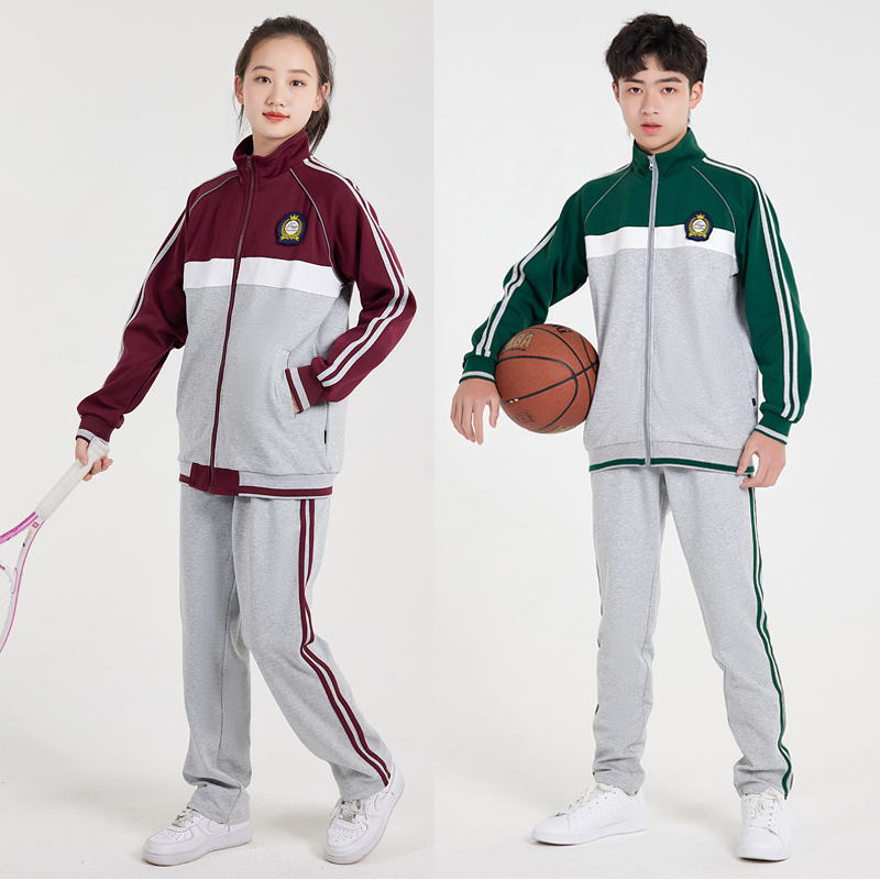  校服套装中学生英伦风初中生高中生春秋运动装班服