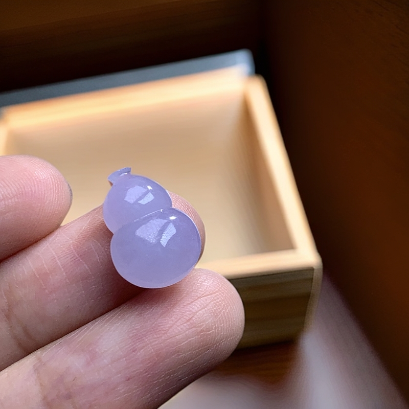 紫罗兰蛋面天然翡翠戒面戒指裸石