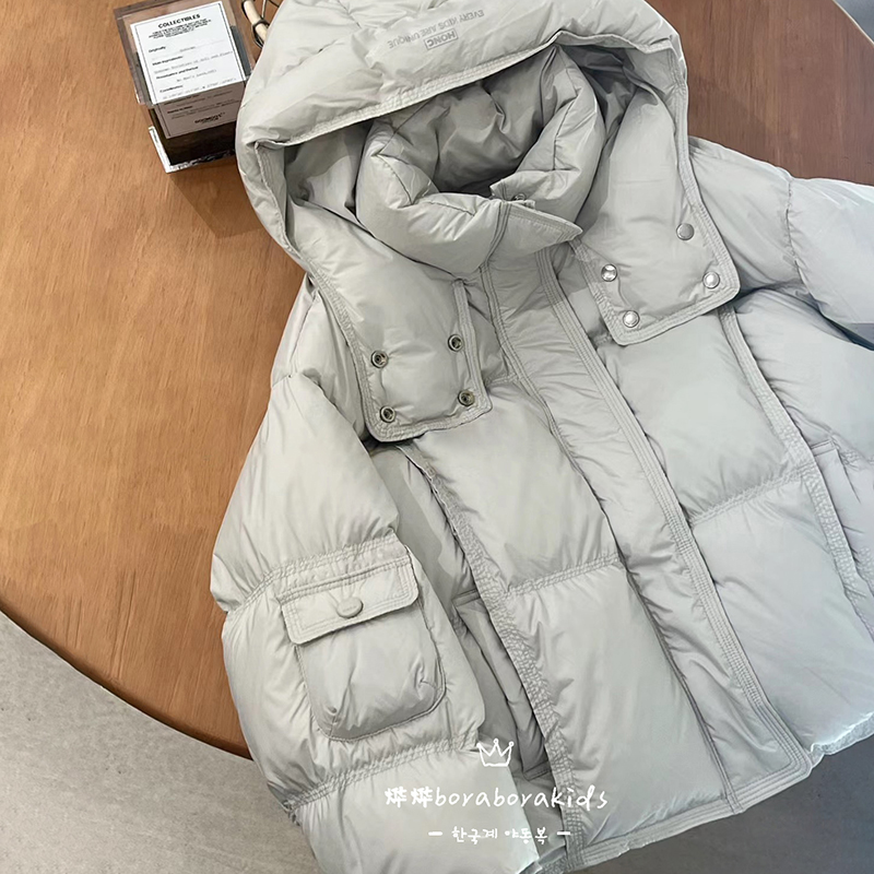 巴拉巴拉童年童装男童羽绒服2023新款儿童三防冬装女百搭休闲时尚