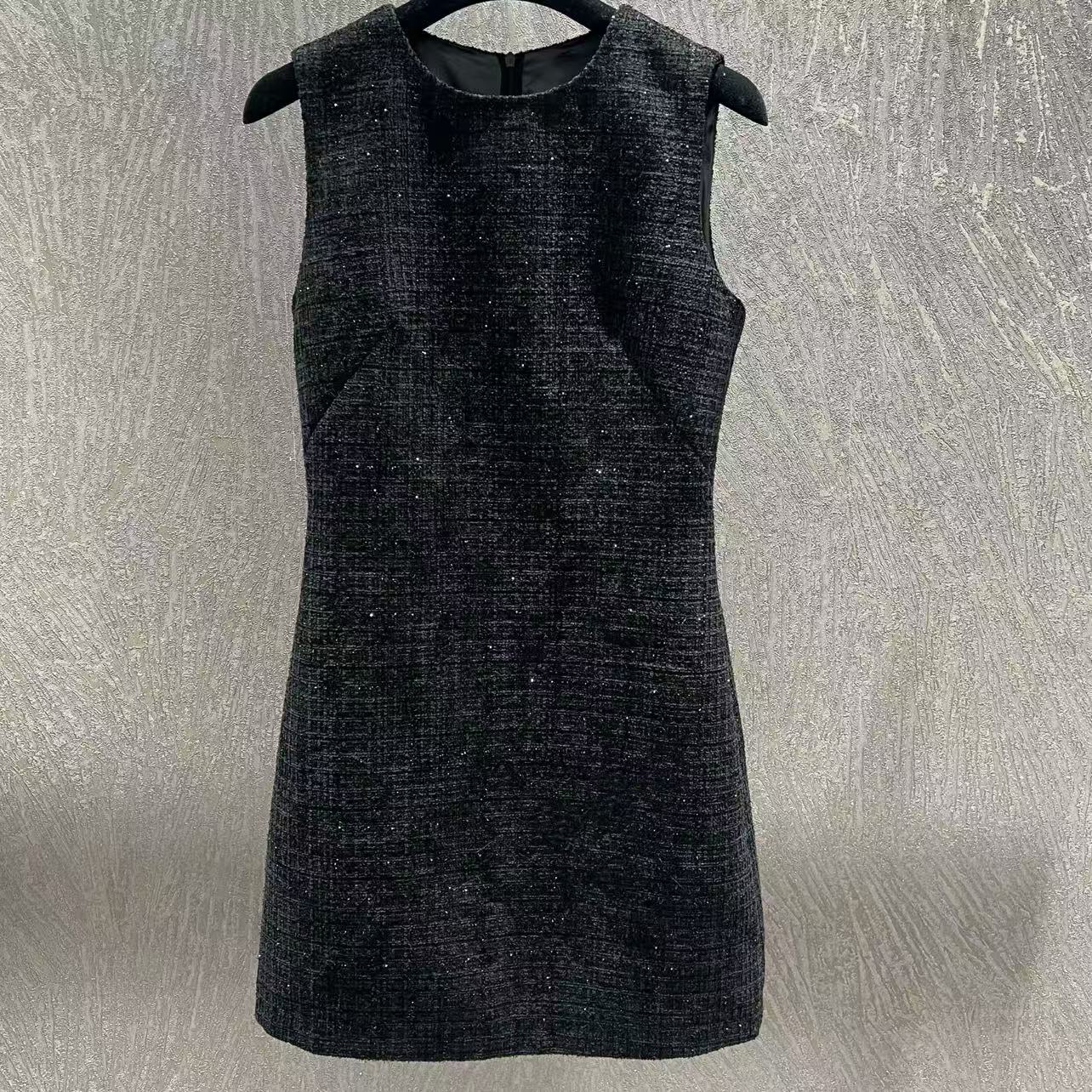 【COCO FORD】春秋高奢气场名媛时尚精致小香风显瘦连衣裙