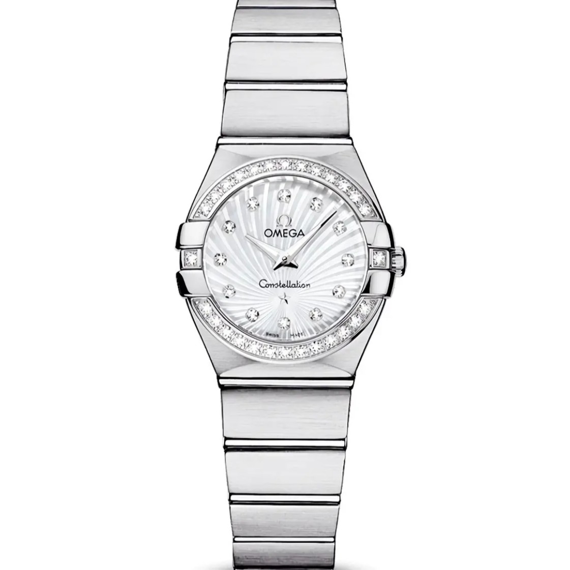 99新 Omega/欧米茄 22.5表径/星座/后钻/石英/女士优雅时尚气质