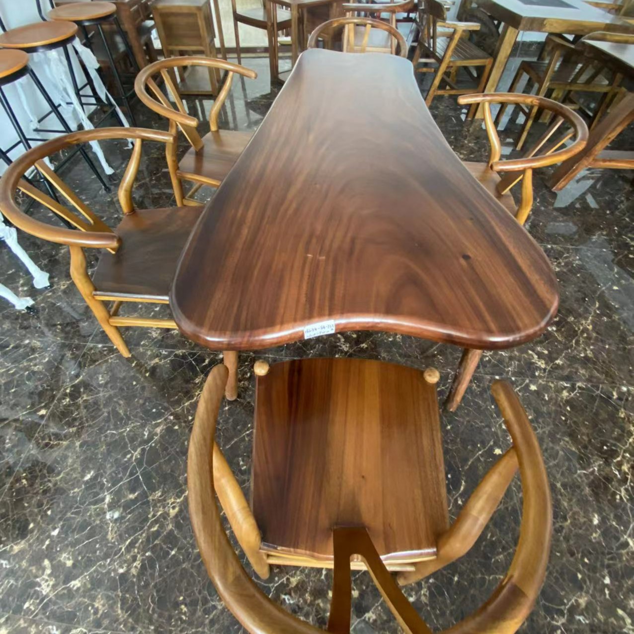 新中式茶桌  办公室茶桌  实木大茶台 禅意茶桌椅 泡茶桌