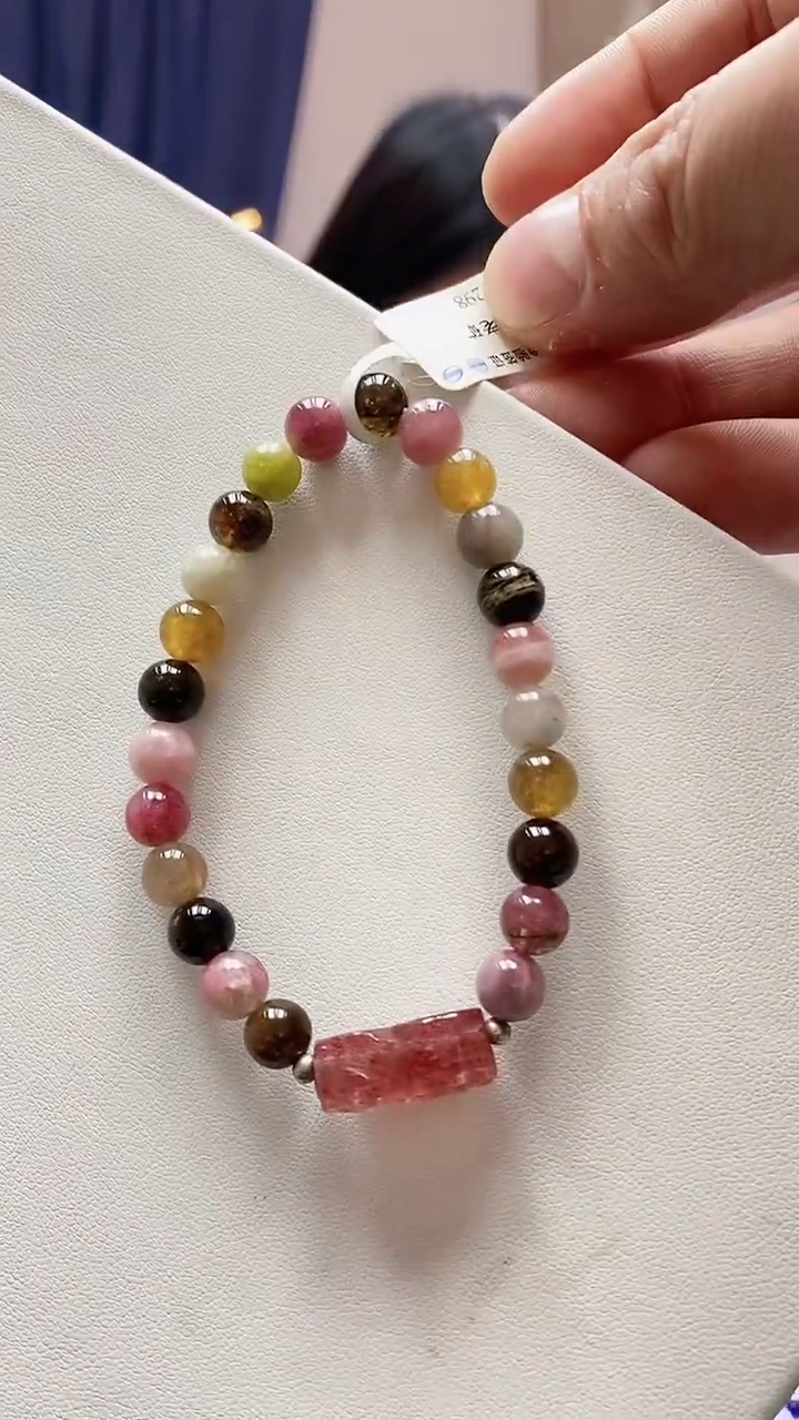 【闪购商品】水晶手链未镶嵌碧玺设计款手串7+