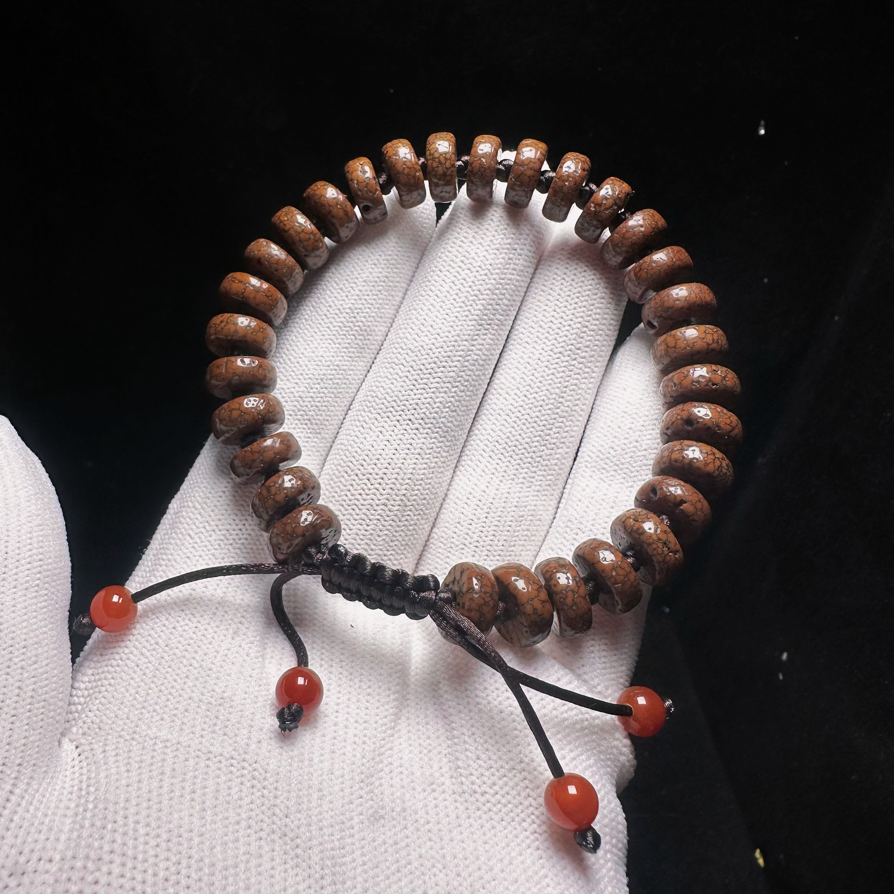 超薄药片开片星月菩提文玩手串