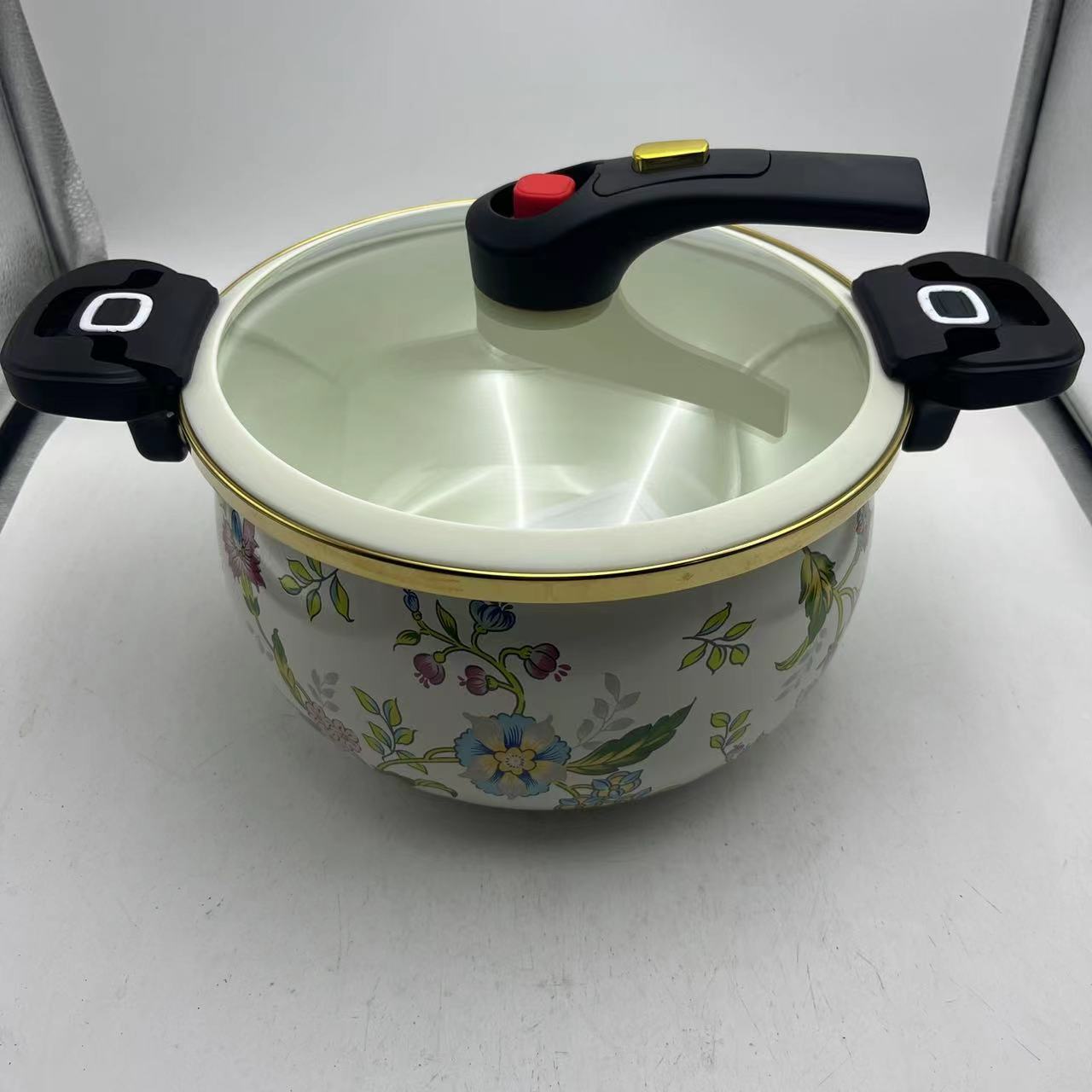 26.9cm【芳香】搪瓷珐琅微压锅煮锅汤锅炖锅