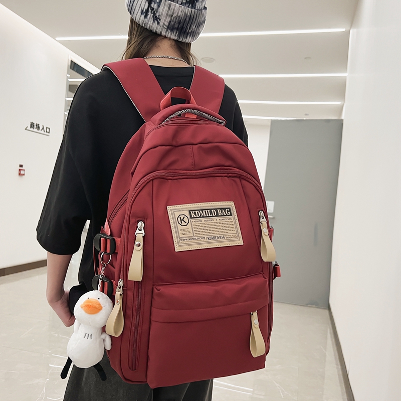 书包女2014新款大容量高中学生背包男双肩包小学生4-6年级(C33)