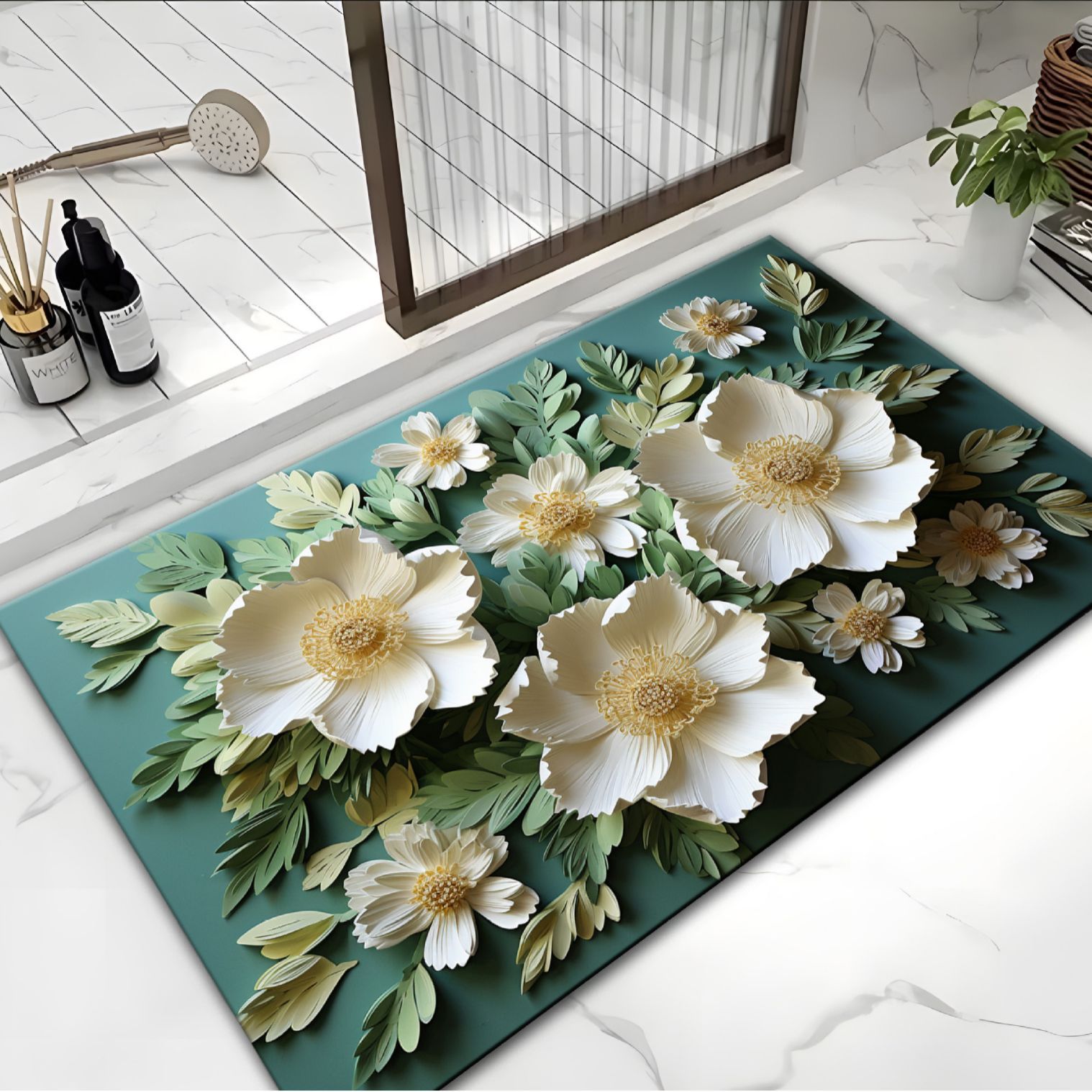 地垫入户门垫卫生间浴室防滑可擦免洗脚垫速干脚垫