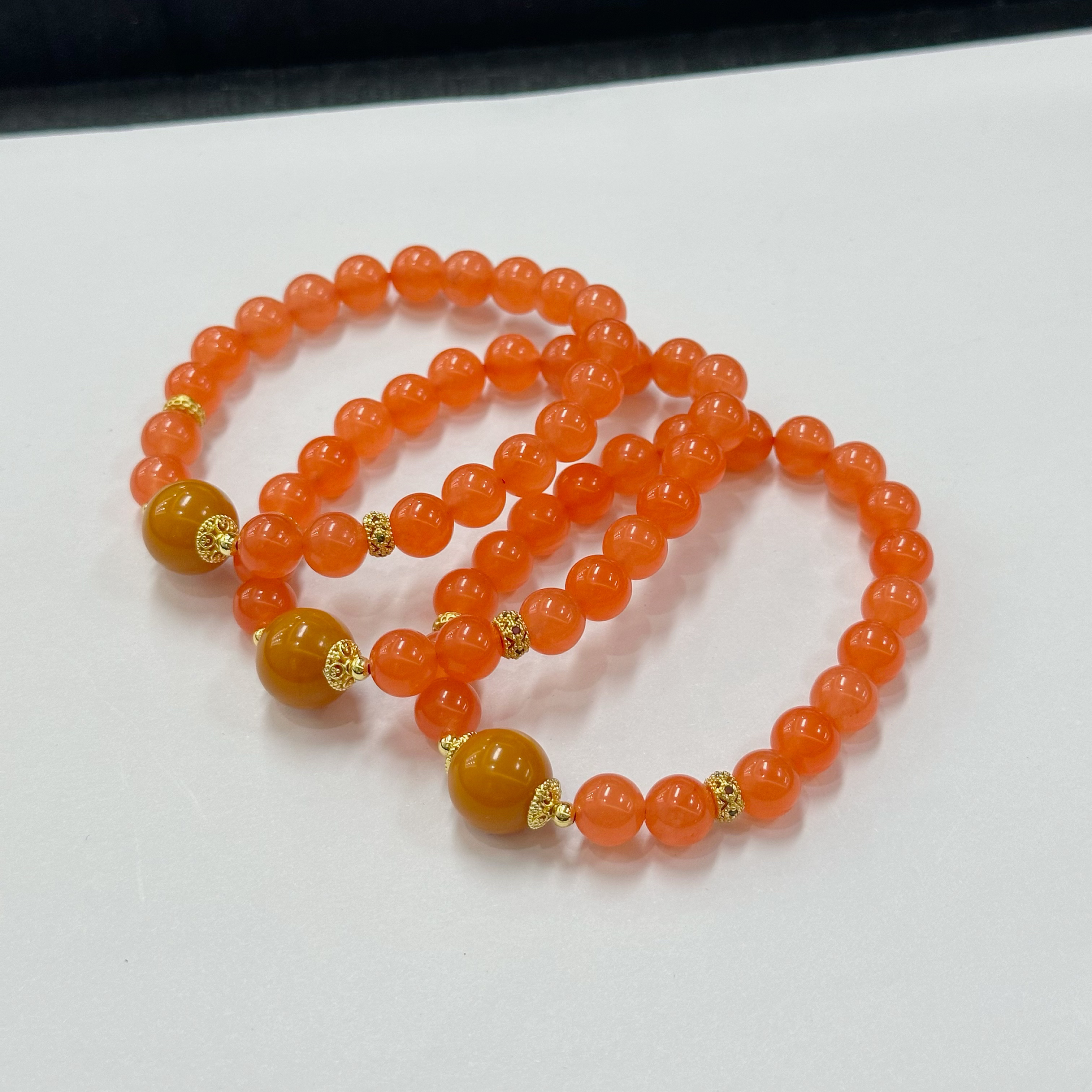 南红蜜蜡手串*（单个多样性发货）