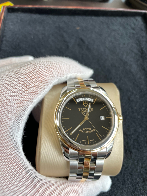 95新  95/95新/帝舵骏鈺/单表/表径39mm/自动机械/间18K黄金