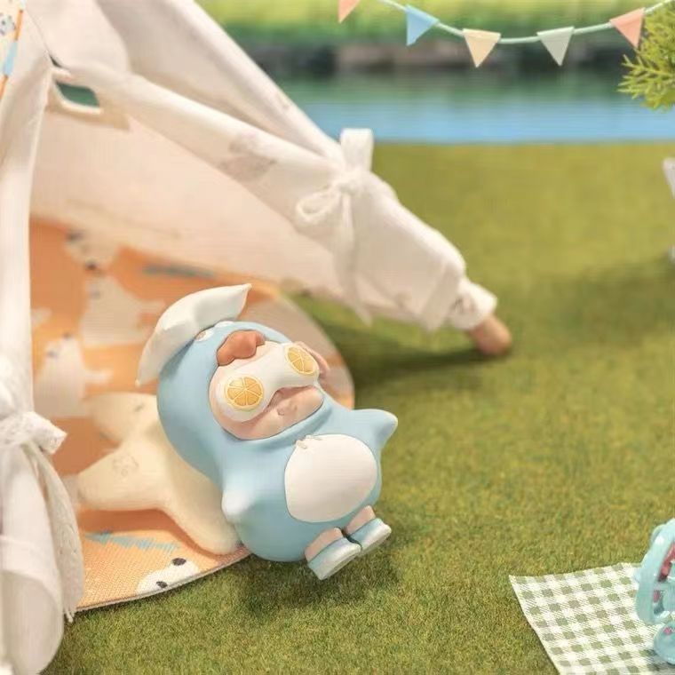 【拆盒】精致露营系列盲盒潮玩手办