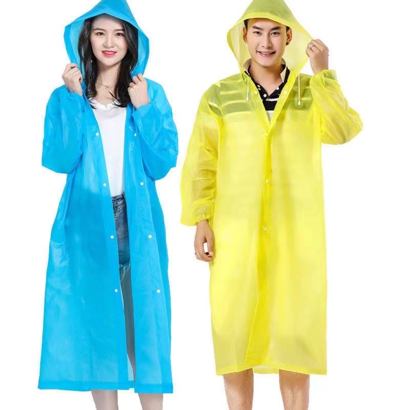 时尚男女款轻薄便捷式户外雨衣大人小孩非一次性旅游徒步防水雨披