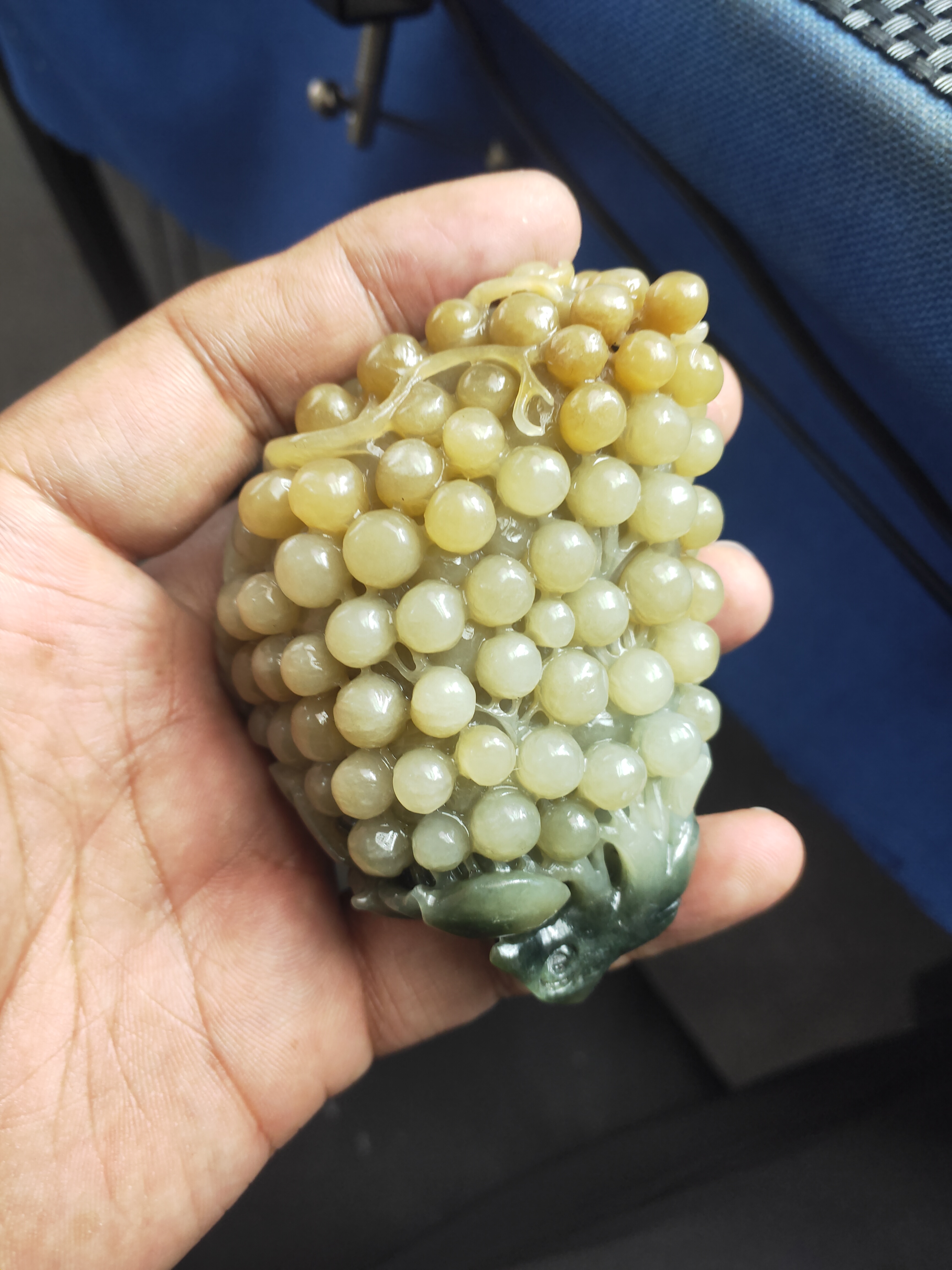 和田玉且末料摆件