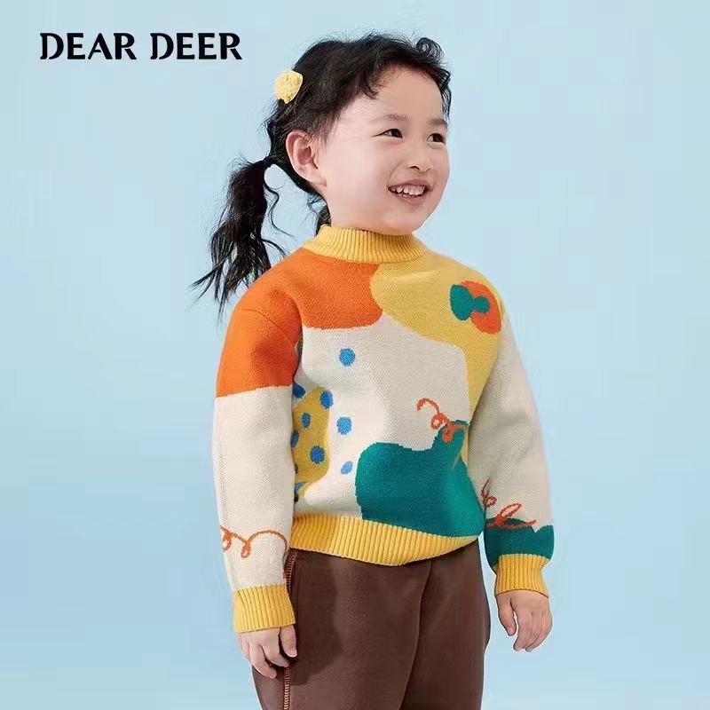 时尚女童针织衫毛衣