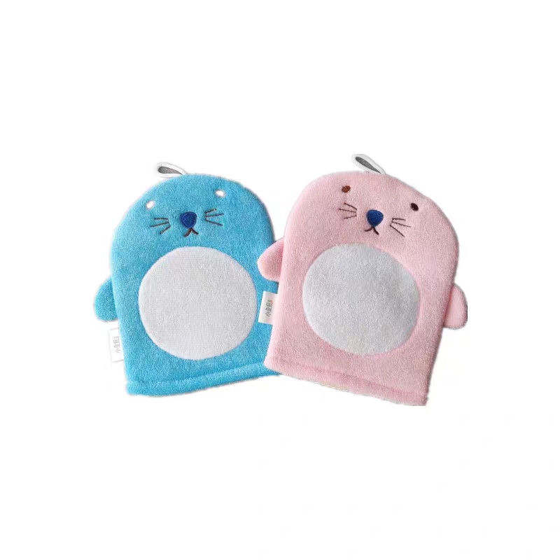 237小鱼悠悠卡通搓澡巾沐浴手套儿童专用洗澡巾浴擦柔软浴绵不疼