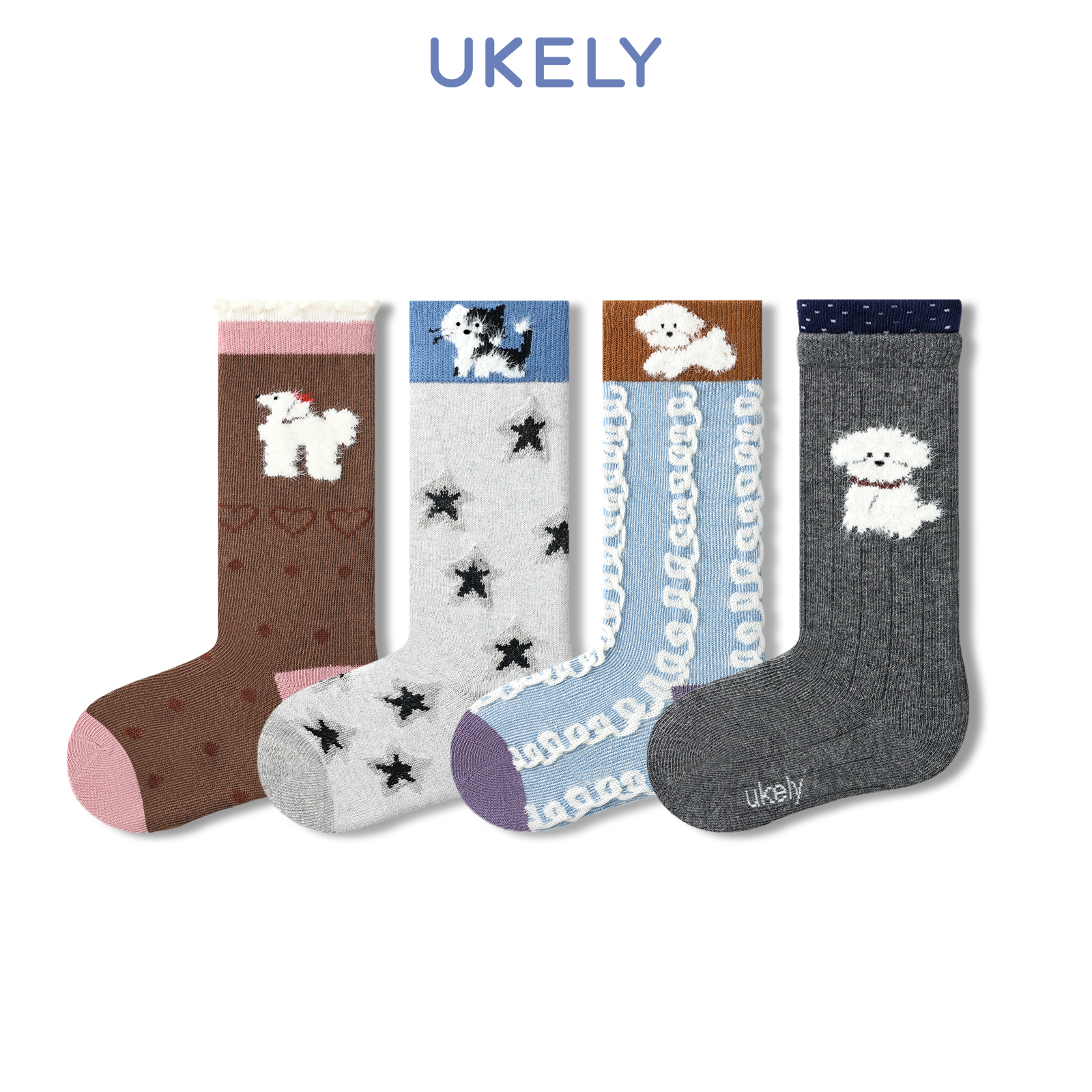 儿童袜春秋款棉袜防臭吸汗女孩宝宝潮袜新款卡通可爱女童中筒袜