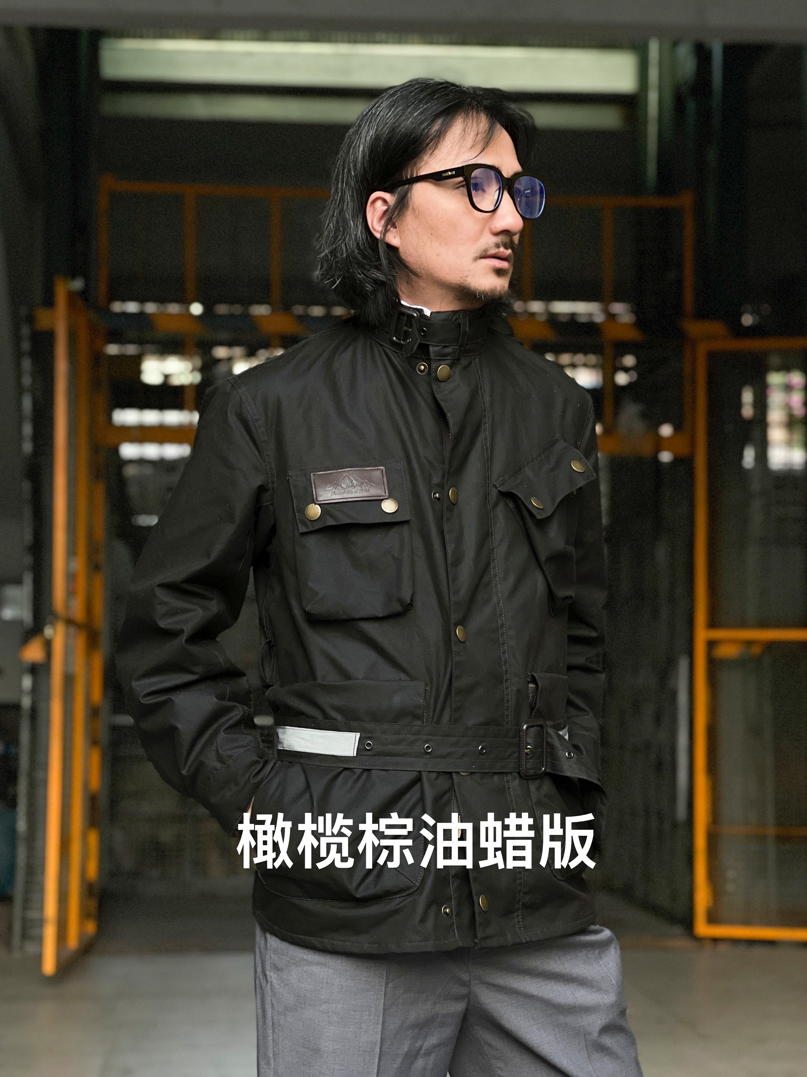 （7号夹克外套）BAR-international1936经典复刻英伦机车油蜡风衣