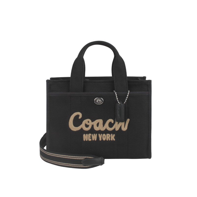 COACH/蔻驰 CARGO 26托特包字母标志女士单肩手提包 CP164LHBLK
