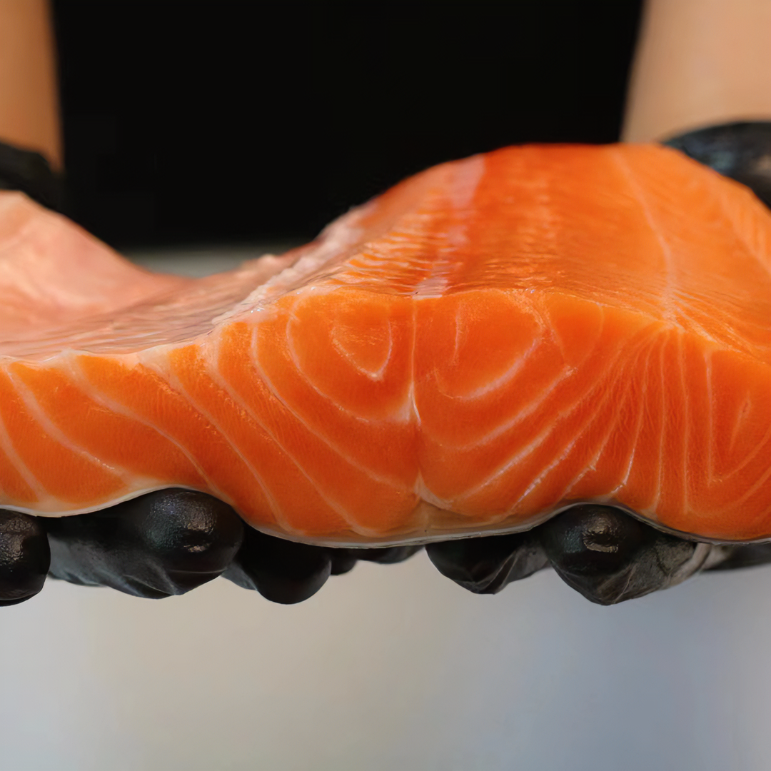 严选进口冰鲜冰岛三文鱼（精修切片）盒装气调锁鲜新鲜空运