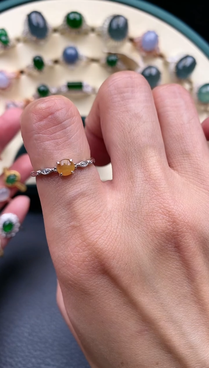 【闪购商品】翡翠戒指未镶嵌18