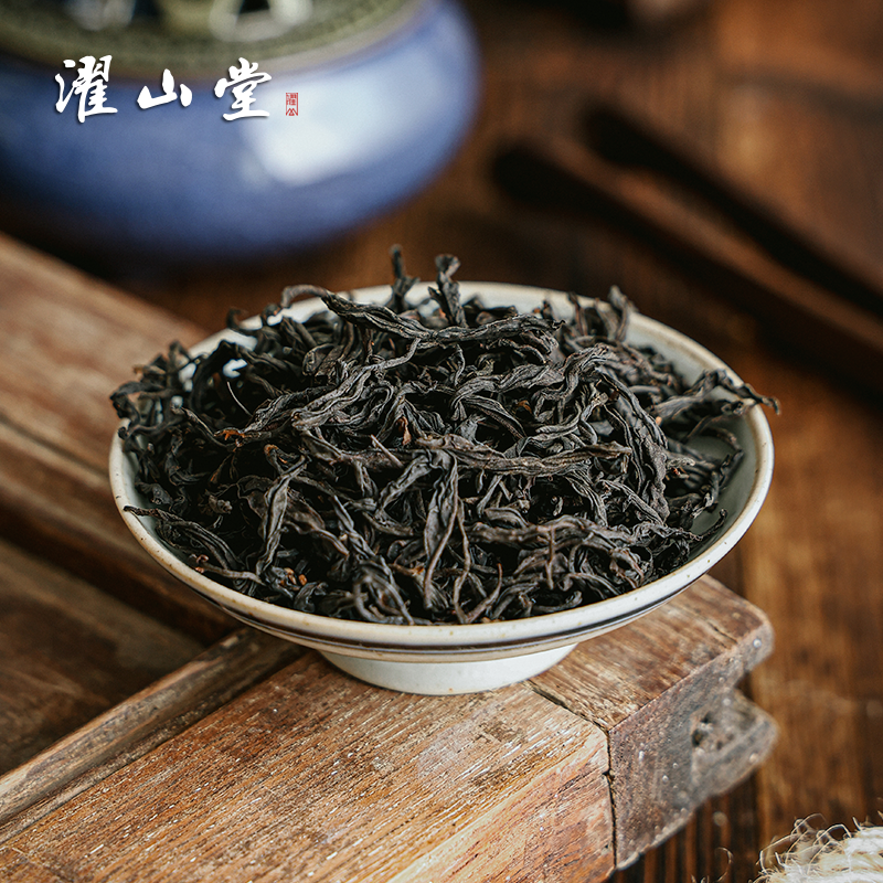 濯山2024年松烟正山小种武夷山桐木关烟熏红茶叶散茶盒装50/250克