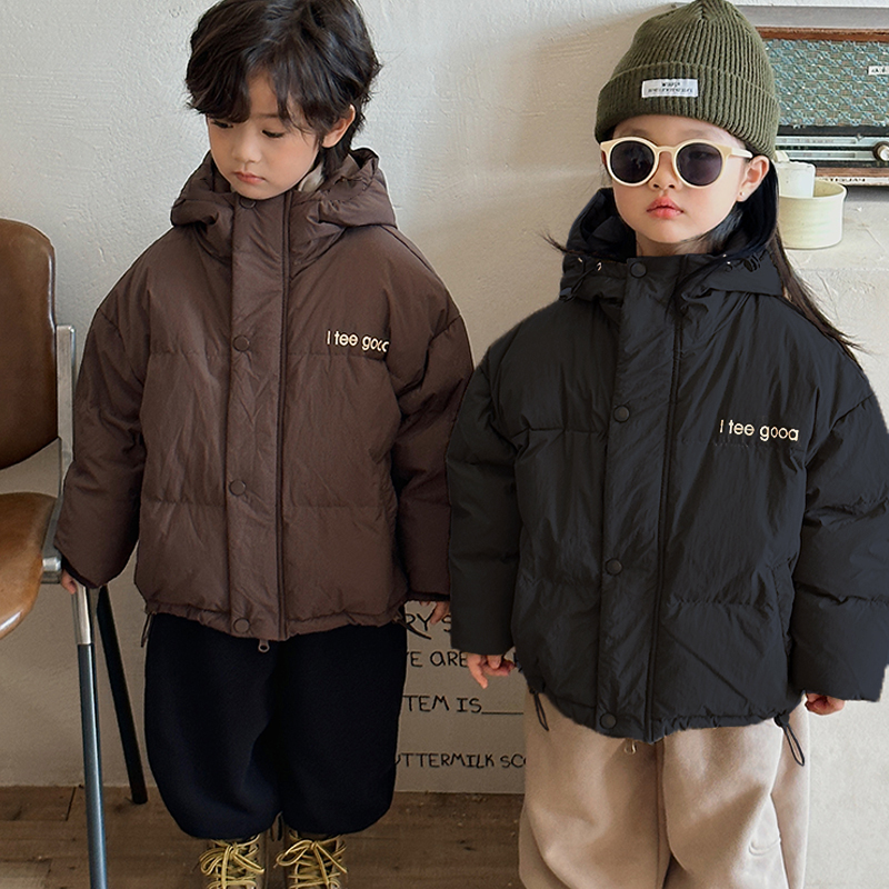 《冬款清仓》童装儿童白鸭绒冬韩版男童女童WX141连帽羽绒服上衣