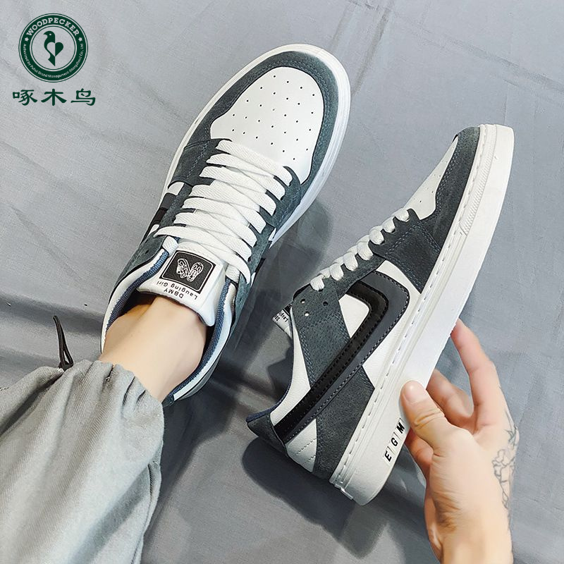 【啄木鸟】爆款男鞋2025年春秋新款网红休闲板鞋潮男士秋季韩版热销