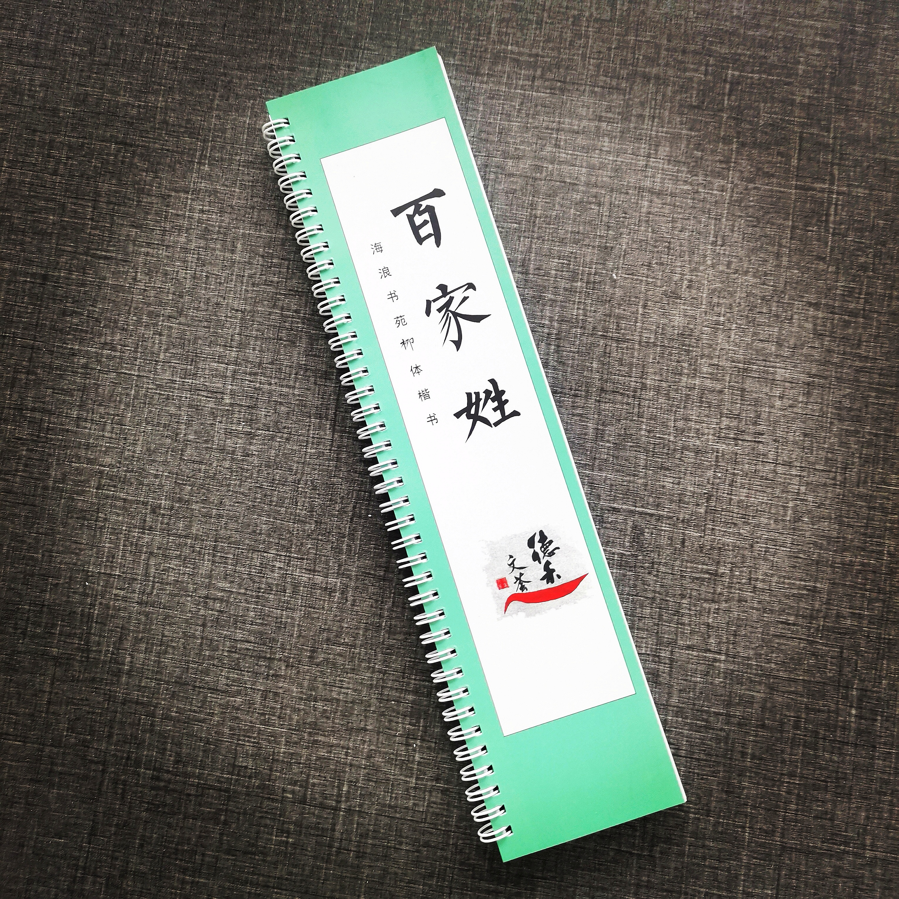 海浪书苑 柳体百家姓字卡