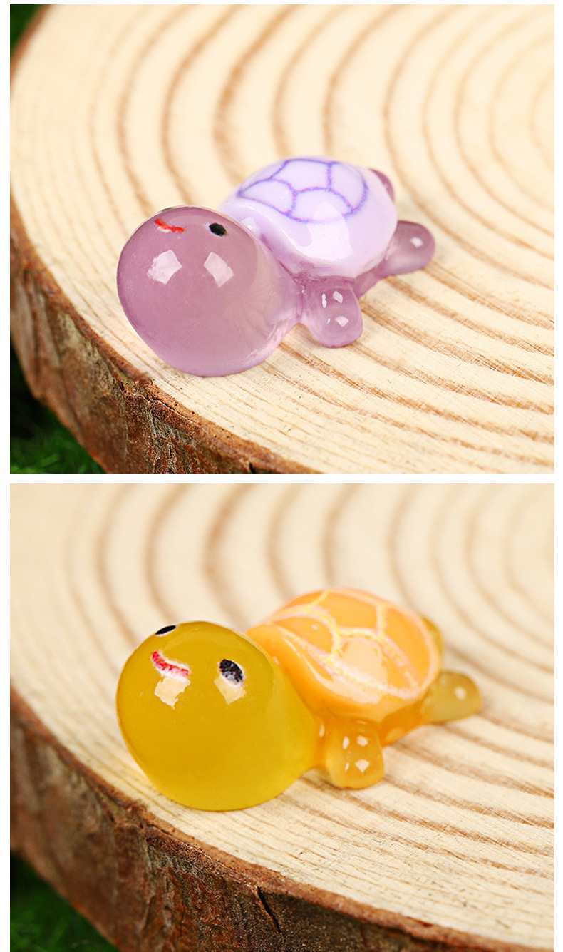 【福袋】30只夜光大头乌龟21mm全妹同款树脂玩具摆件立体发光