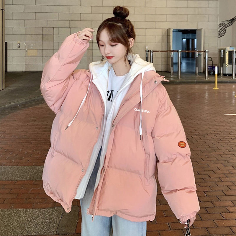 爆款女士羽绒服年新款羽绒衣羽绒服女冬季韩版宽松假两同