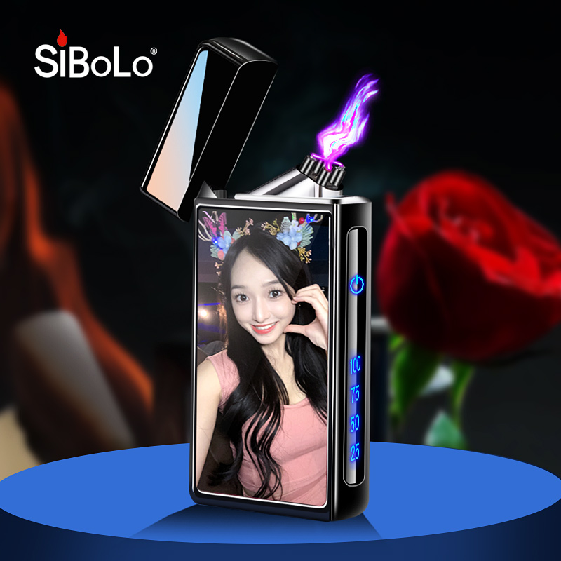 男生生日礼物送男友老公实用高档定制彩色照片防风男士新款打火机