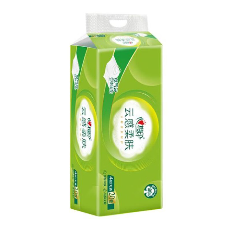 心相印云感立体压花卫生纸120g*20卷