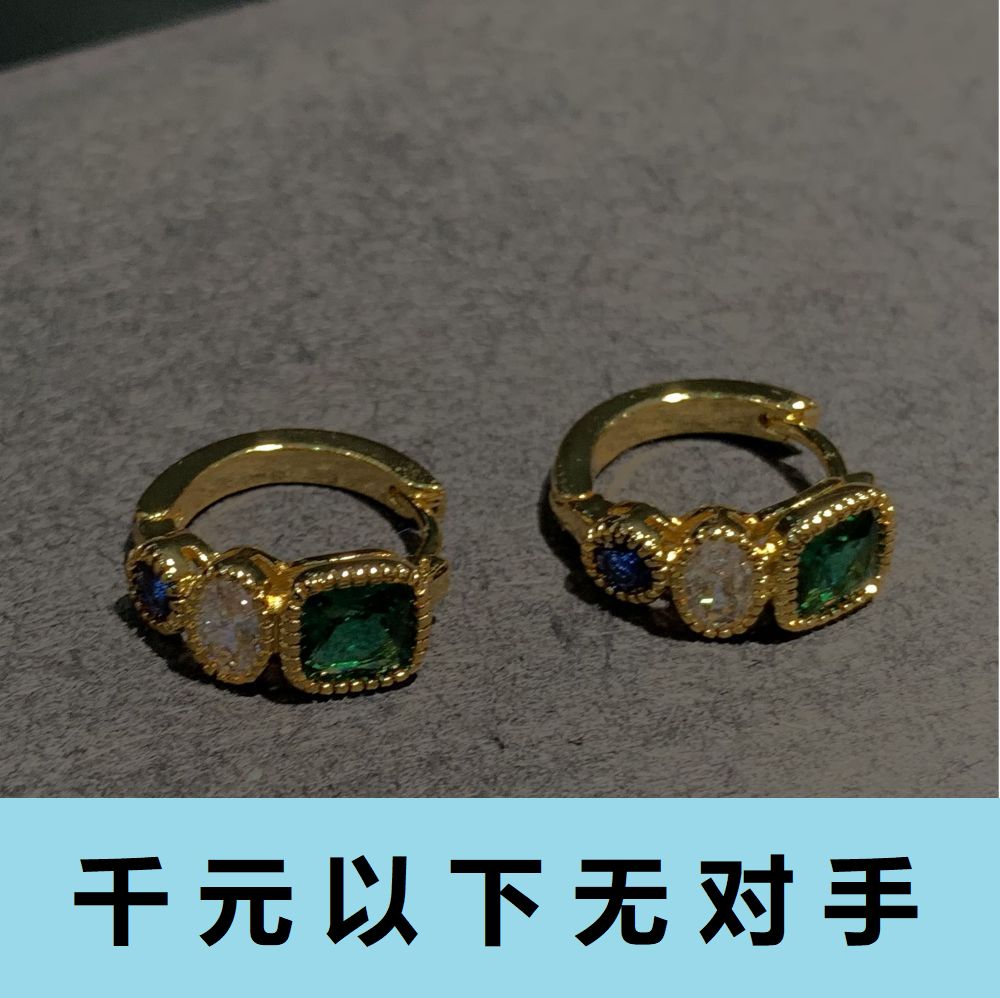 ED623 小众祖母幽兰系列 耳钉