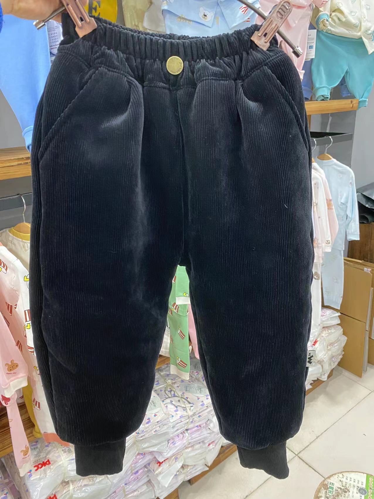 301儿童条绒棉裤