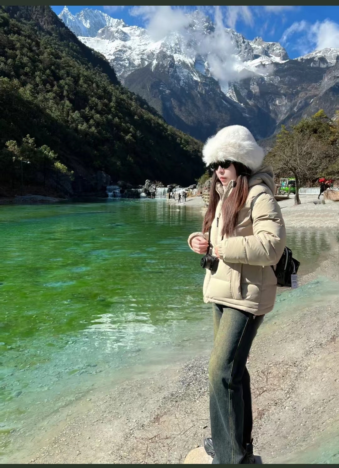 2519女士冬季雪尼绒蕾丝边开衫家居套