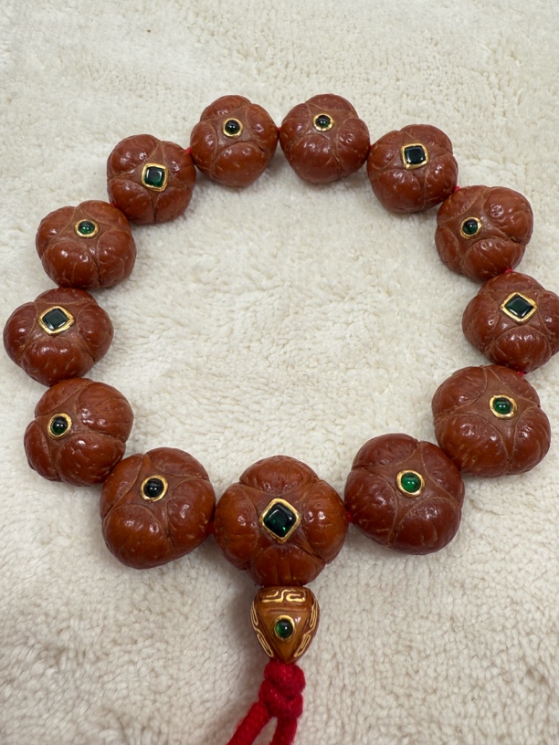 尼泊尔麒麟眼菩提梅花肌肉手串19.7-21.8mm