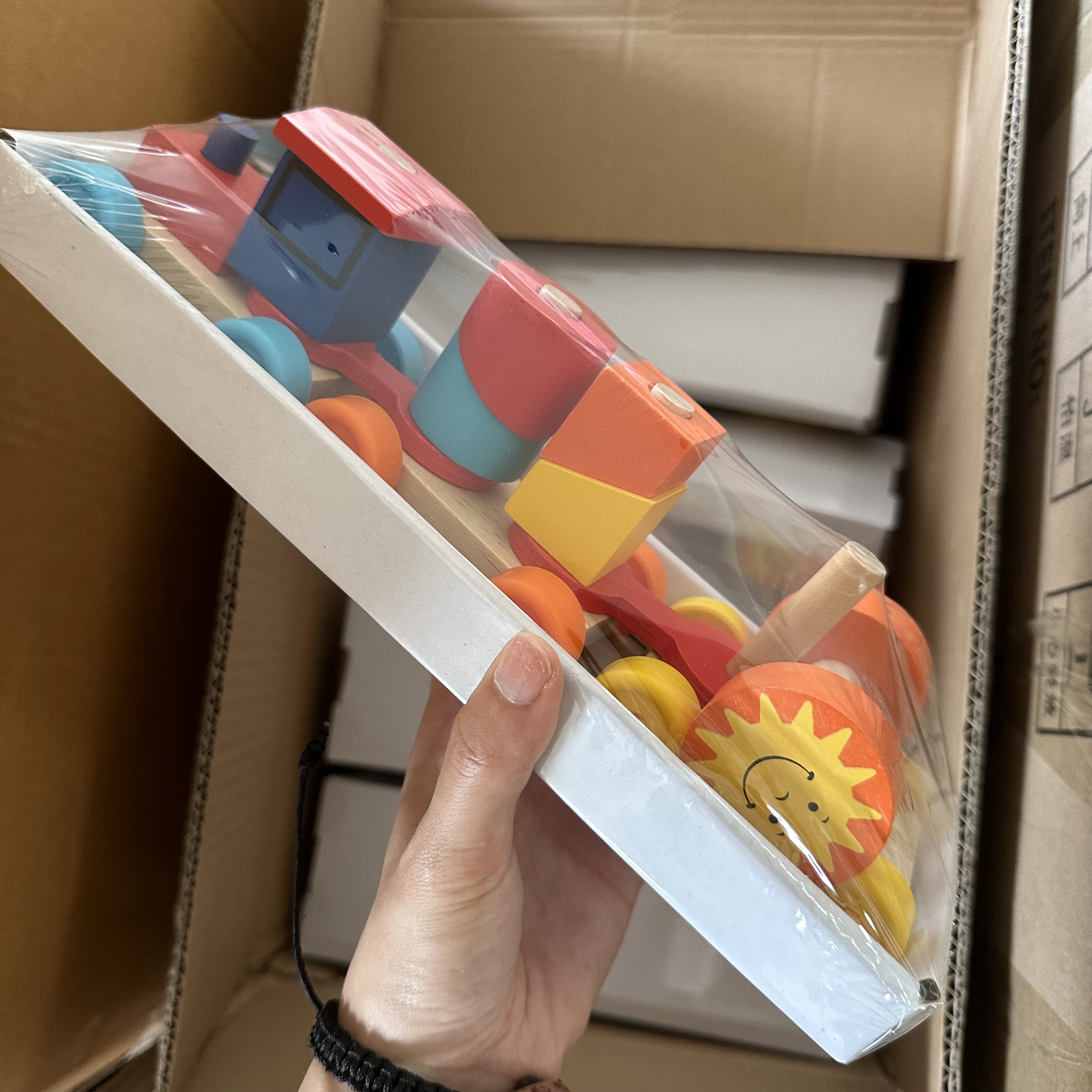 儿童玩具积木拖车，有问题联系客服